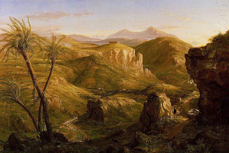 The Vale and Temple of Segesta, Thomas Cole